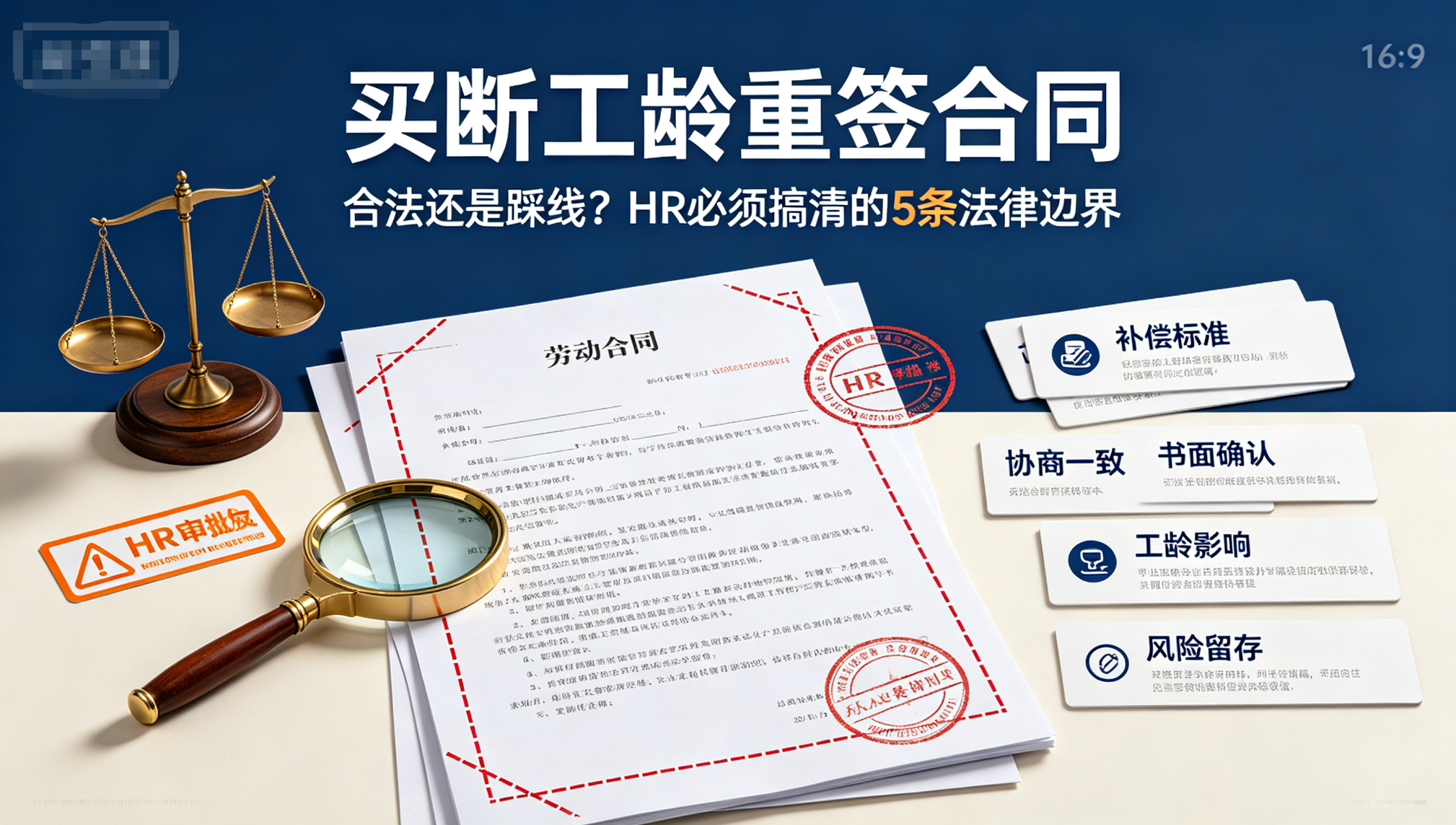 “买断工龄“重签合同，合法还是踩线？HR 必须搞清的 5 条法律边界
